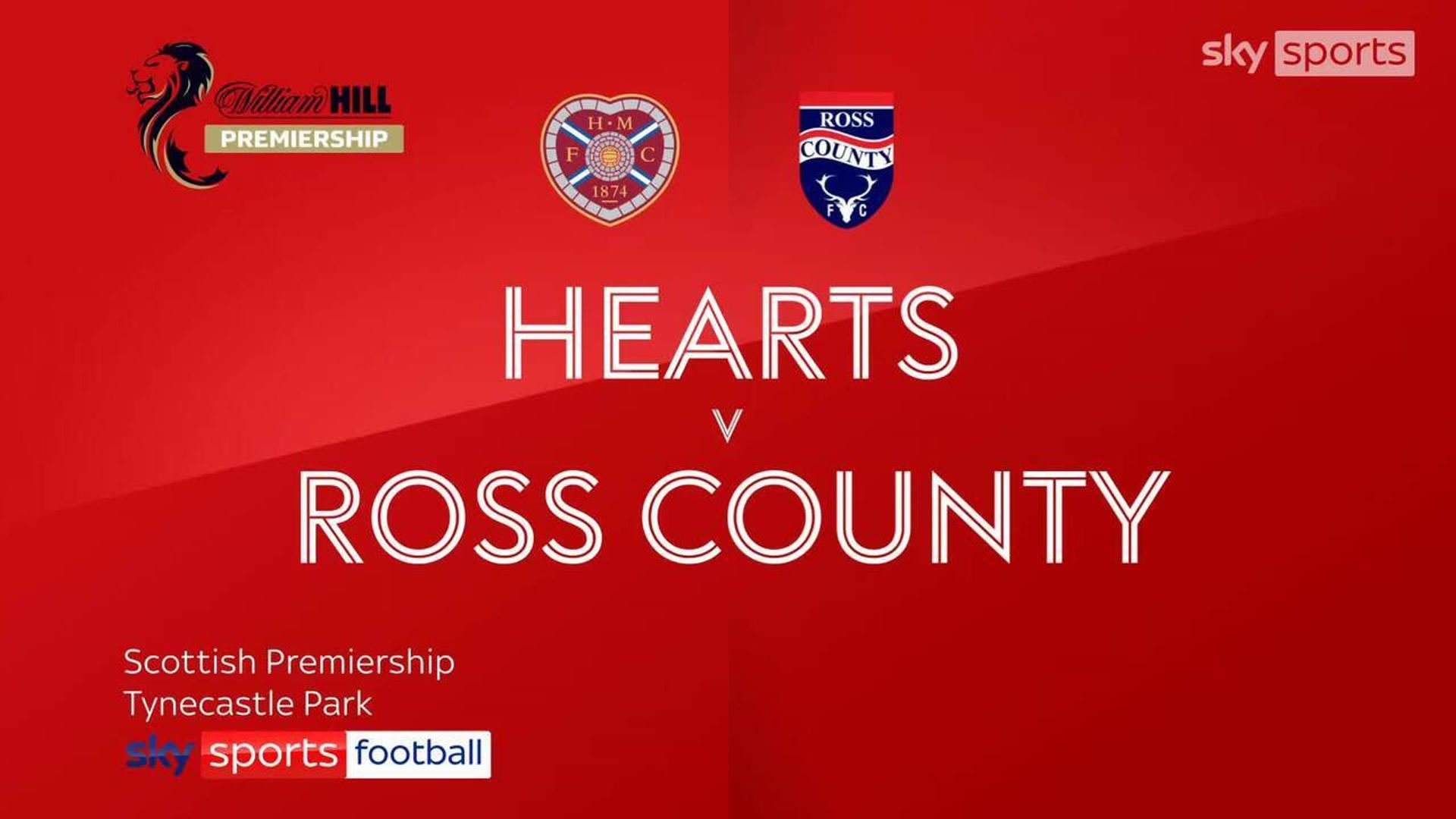 Hearts 2-0 Ross County | Scottish Premiership Highlights