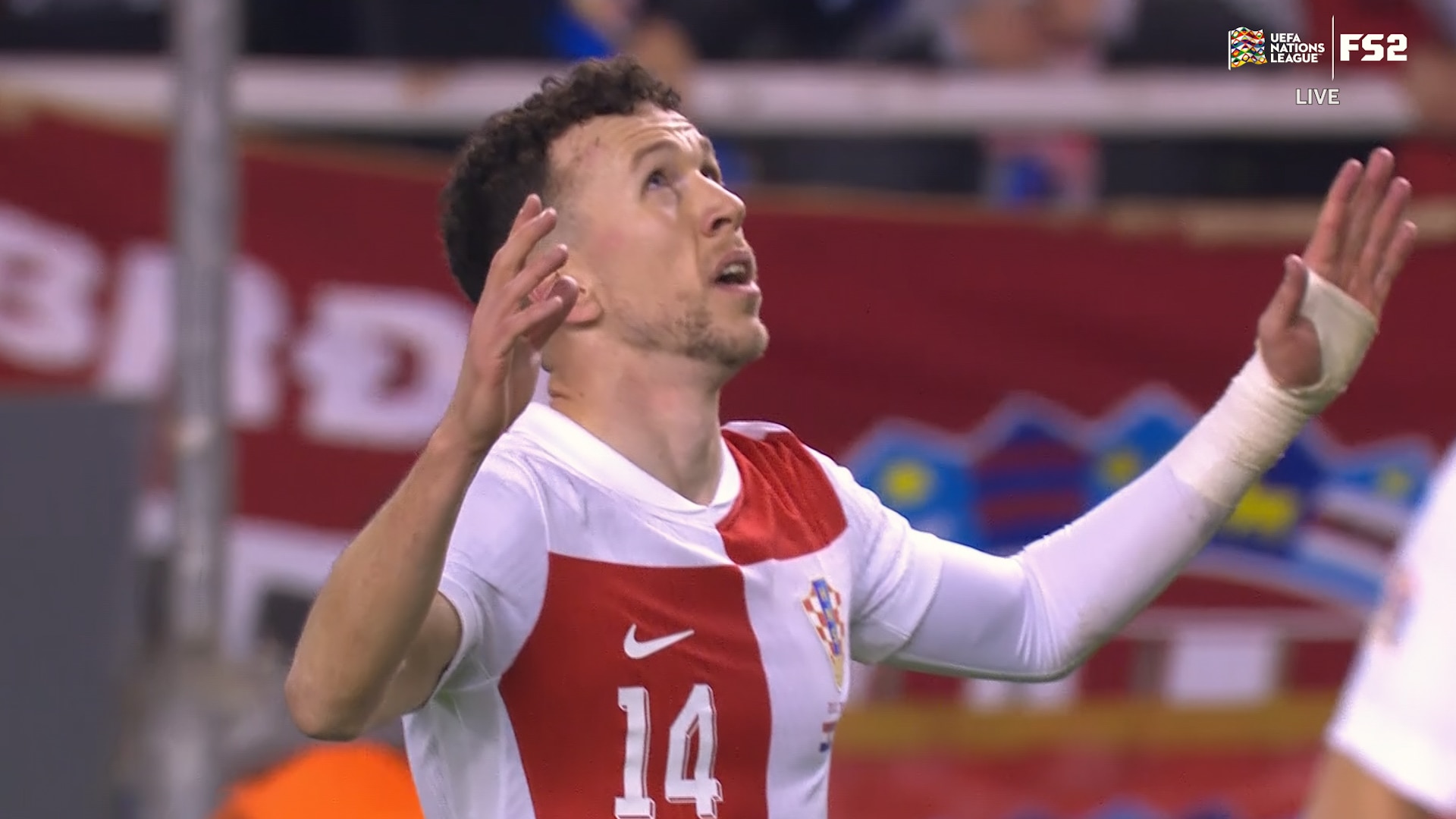 Ivan Perisic scores to give Croatia a 1-0 lead against France | UEFA Nations League