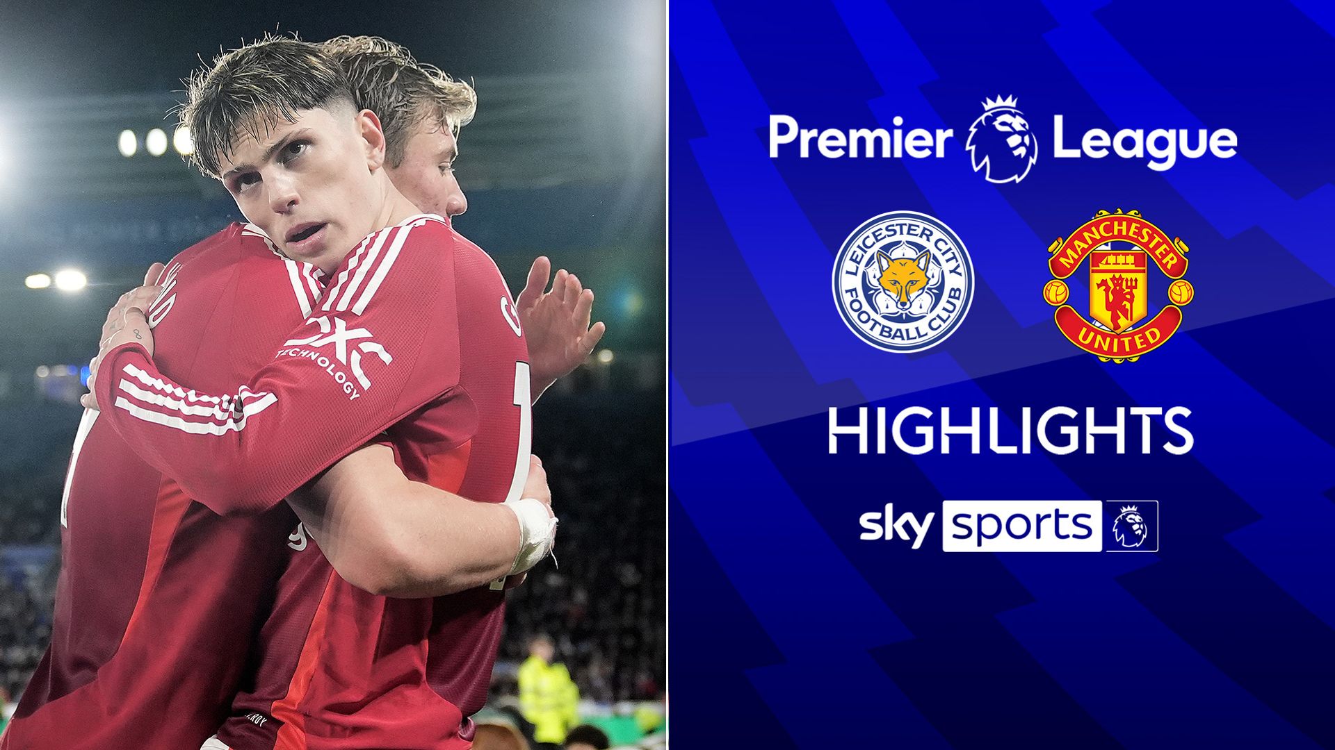 Leicester 0-3 Manchester Utd | Premier League highlights