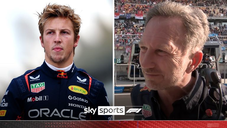 Liam Lawson: Red Bull team principal Christian Horner responds to speculation driver could be axed after two races