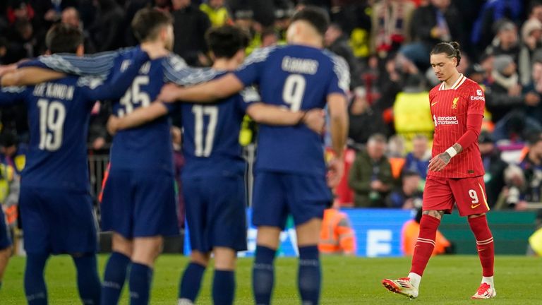 Liverpool 0-1 PSG (Agg 1-1): 4-1 penalty shoot-out defeat sends Reds tumbling out of Champions League at Anfield