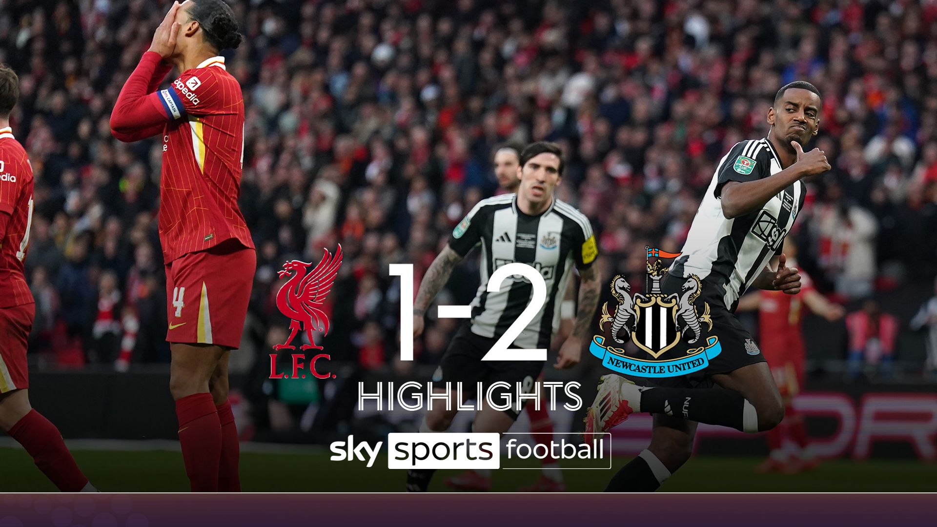 Liverpool 1-2 Newcastle | Carabao Cup final highlights