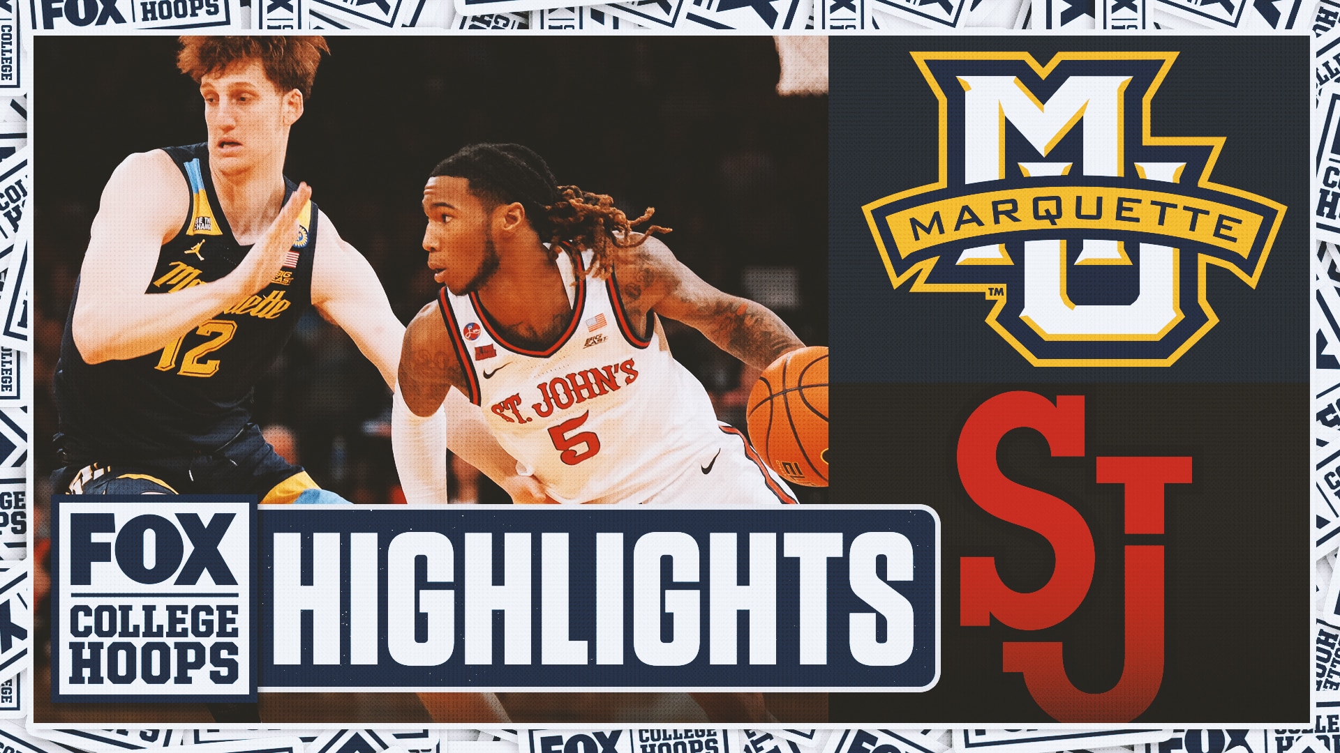 Marquette Golden Eagles vs. St. John's Red Storm Big East Tournament Highlights | FOX College Hoops