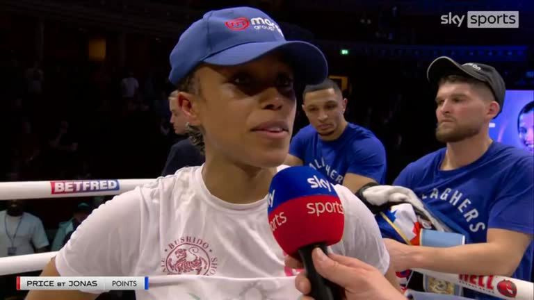 Natasha Jonas considering retirement after defeat to Lauren Price at Royal Albert Hall