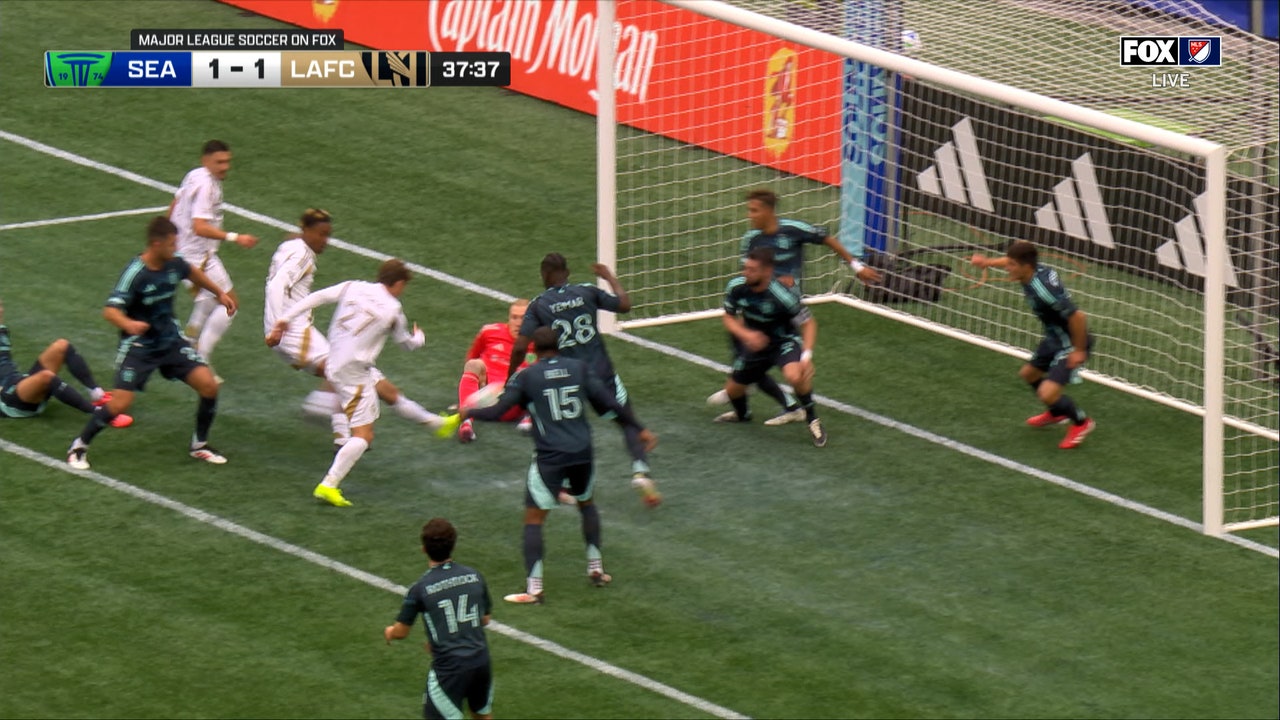 Nathan Ordaz’s timely strike helps LAFC level the game vs. Seattle Sounders