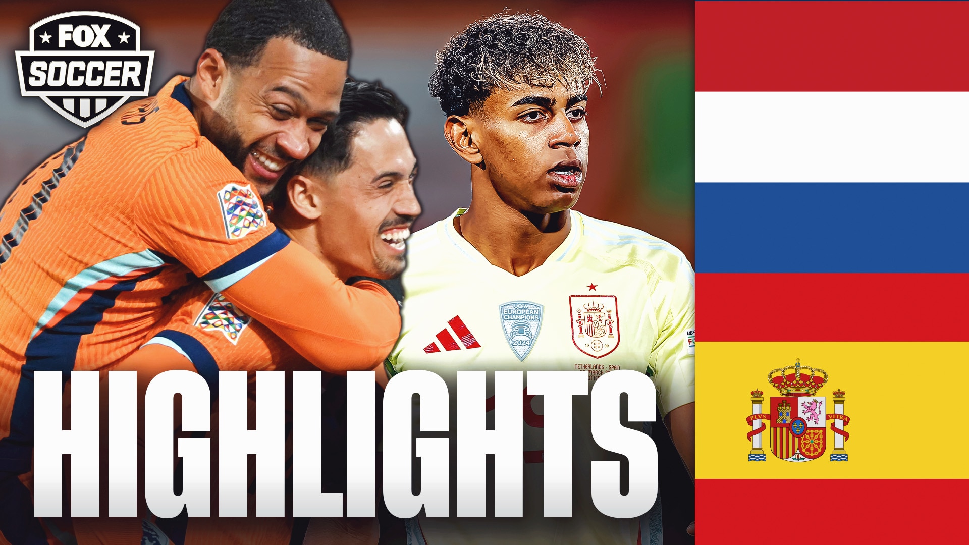 Netherlands vs. Spain UEFA Nations League Highlights | FOX Soccer