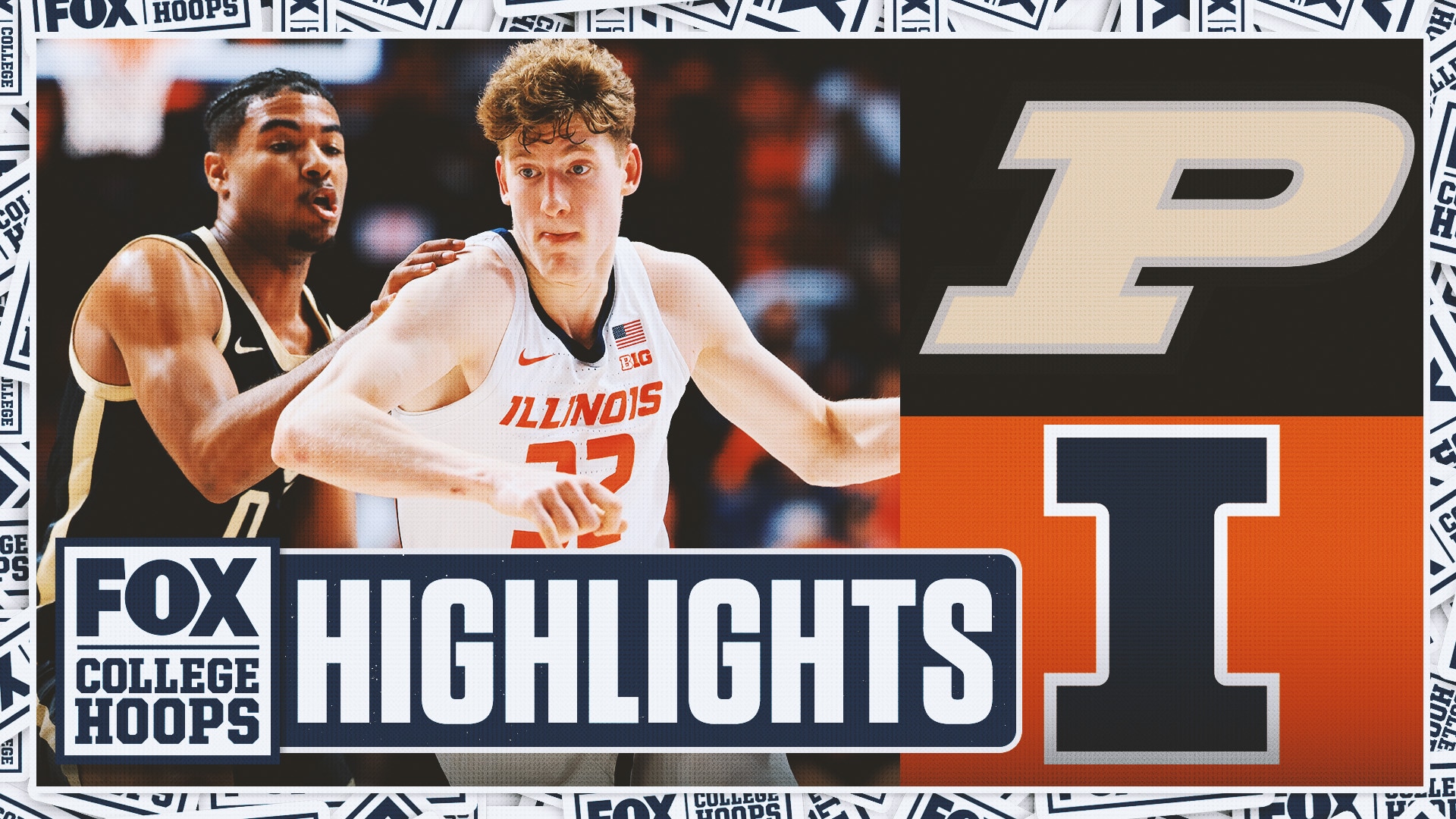 No. 18 Purdue Boilermakers vs. Illinois Fighting Illini Highlights | FOX College Hoops