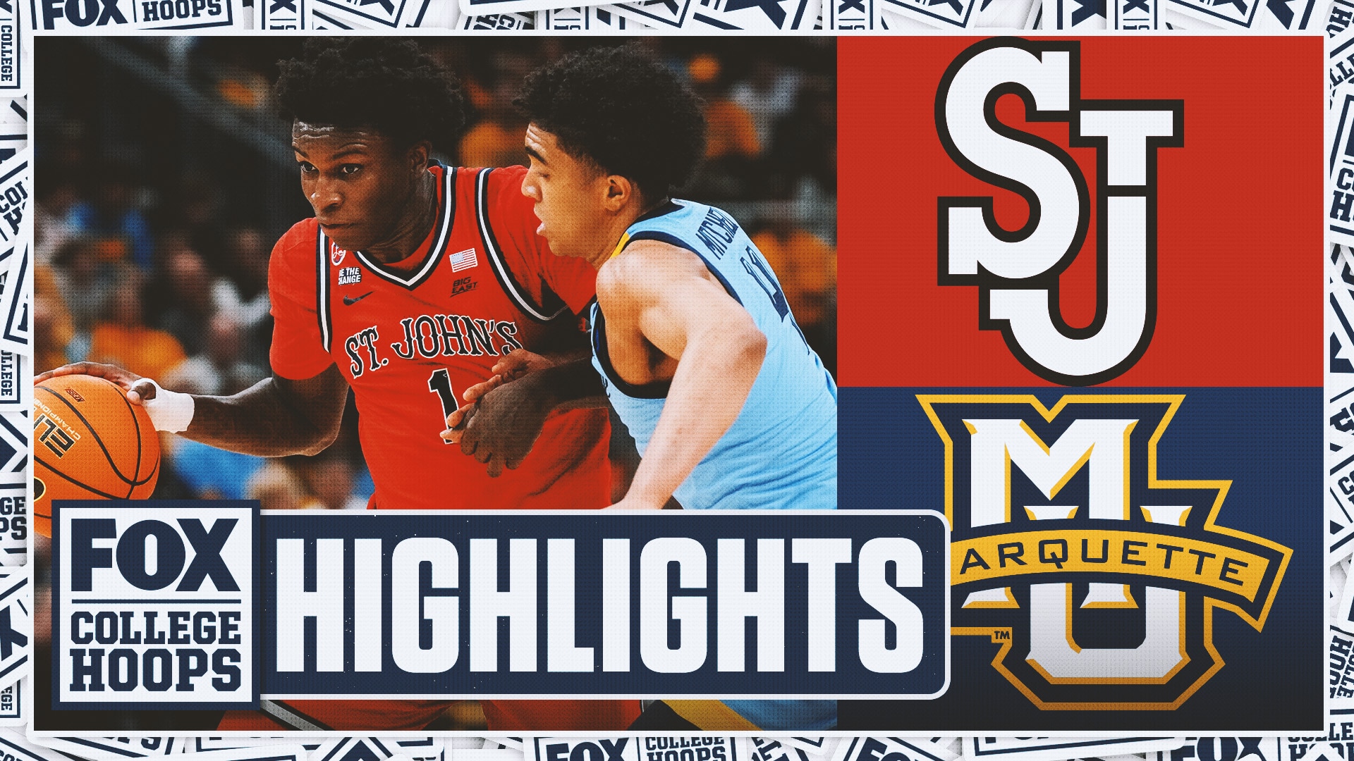 No. 6 St. John's Red Storm vs. No. 20 Marquette Golden Eagles Highlights | FOX College Hoops