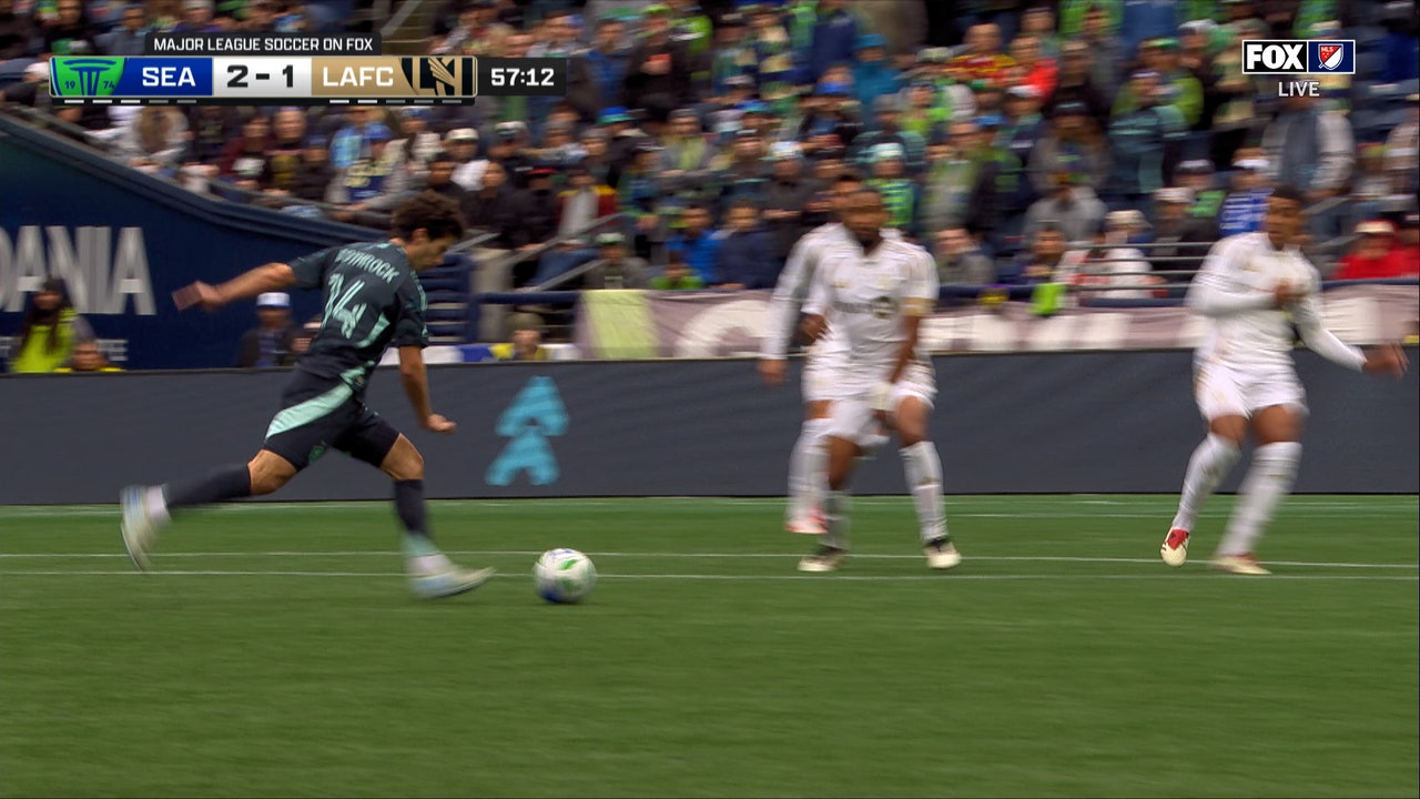 Paul Rothrock drills an outside-the-box SCREAMER to help Seattle Sounders grab 2-1 lead over LAFC