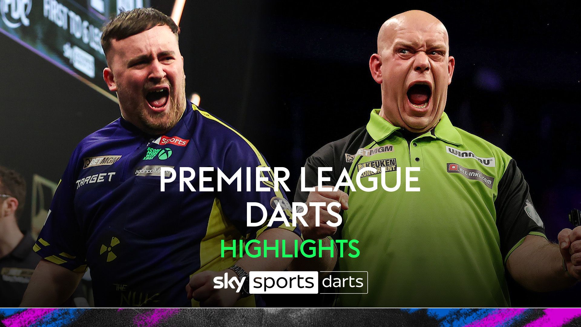 Premier League Darts 2025: Luke Littler lands nine-darter in EPIC final vs Michael van Gerwen in Cardiff | Highlights