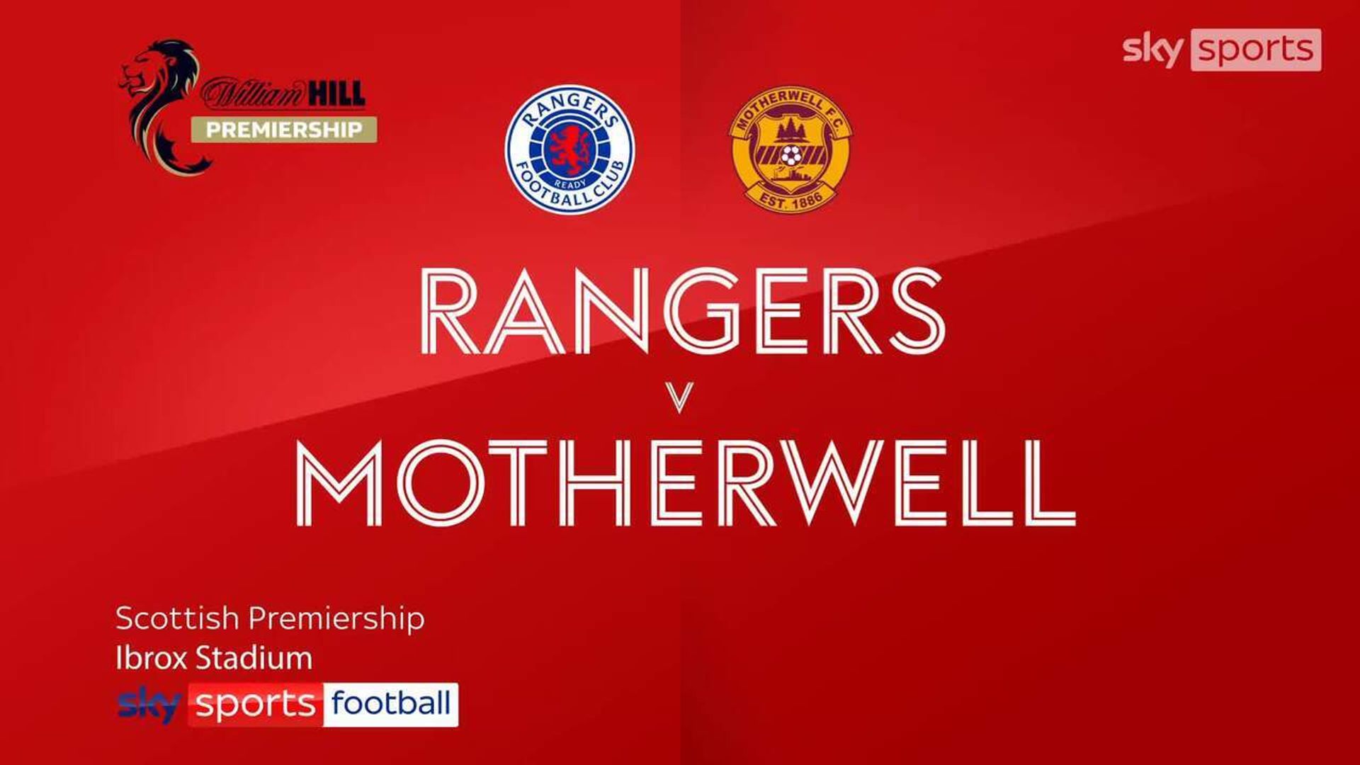 Rangers 1-2 Motherwell | Scottish Premiership Highlights