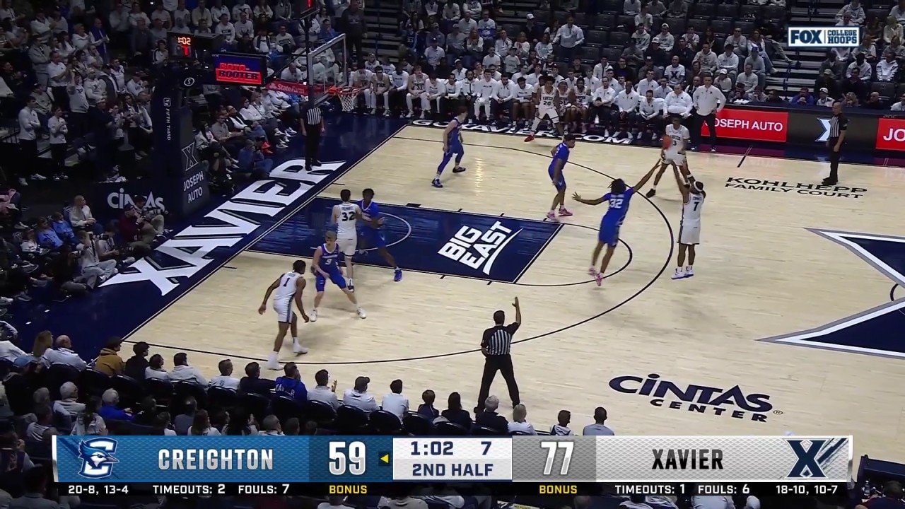 Ryan Conwell drills tough 3-pointer, helping Xavier defeat Creighton