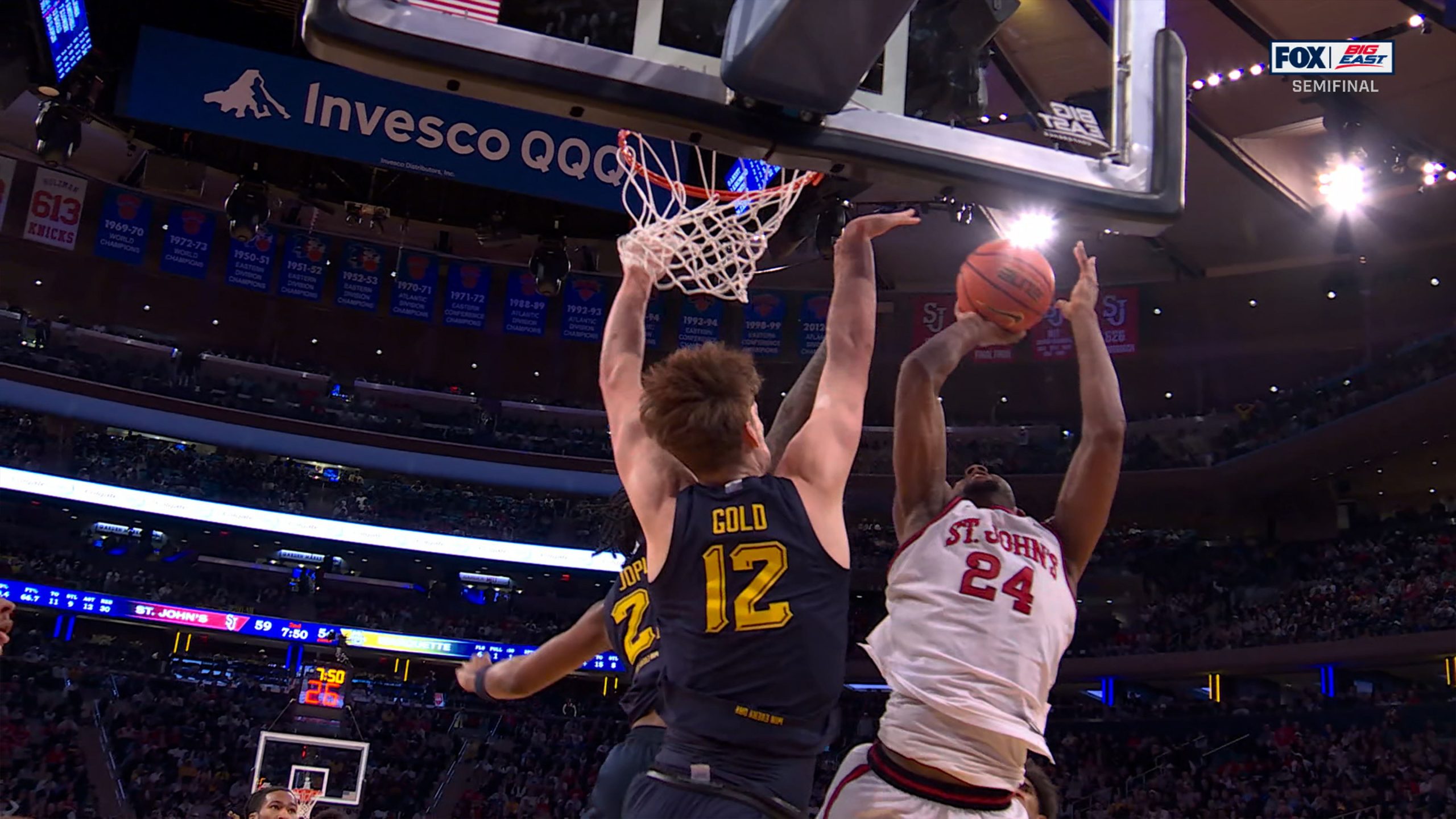 St John's Zuby Ejiofor finishes and-1 to extend lead against Marquette