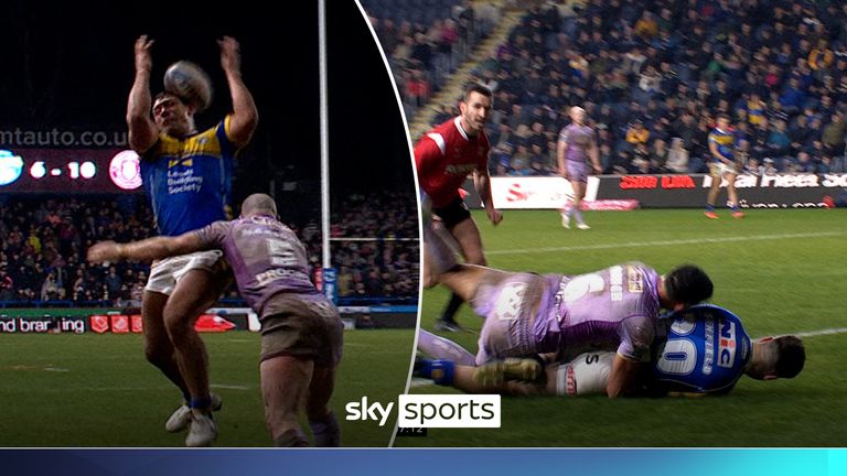 Super League round five: Leeds Rhinos beat Wigan Warriors in tense 12-10 victory as Catalans Dragons romp to 26-4 win vs Castleford Tigers