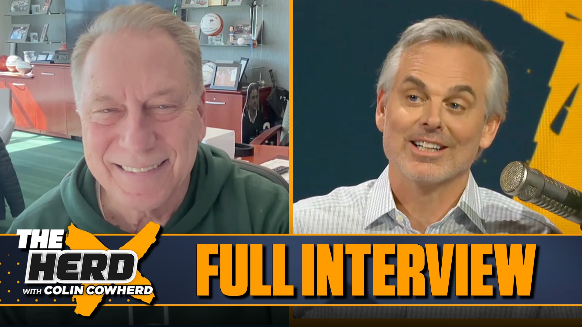 Tom Izzo on Michigan State's path, NIL, Jase Richardson, team to watch | FULL INTERVIEW | The Herd